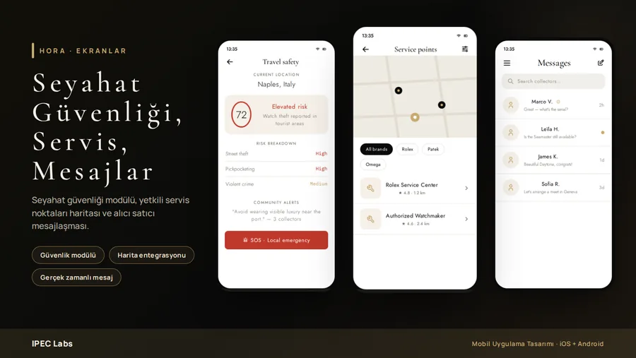HORA — project screen 3